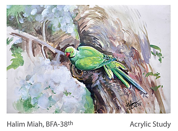 Halim Miah - Acrylic Study