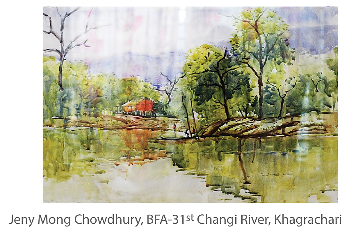 Changi River, Khagrachari - Jeny Mong Chowdhury