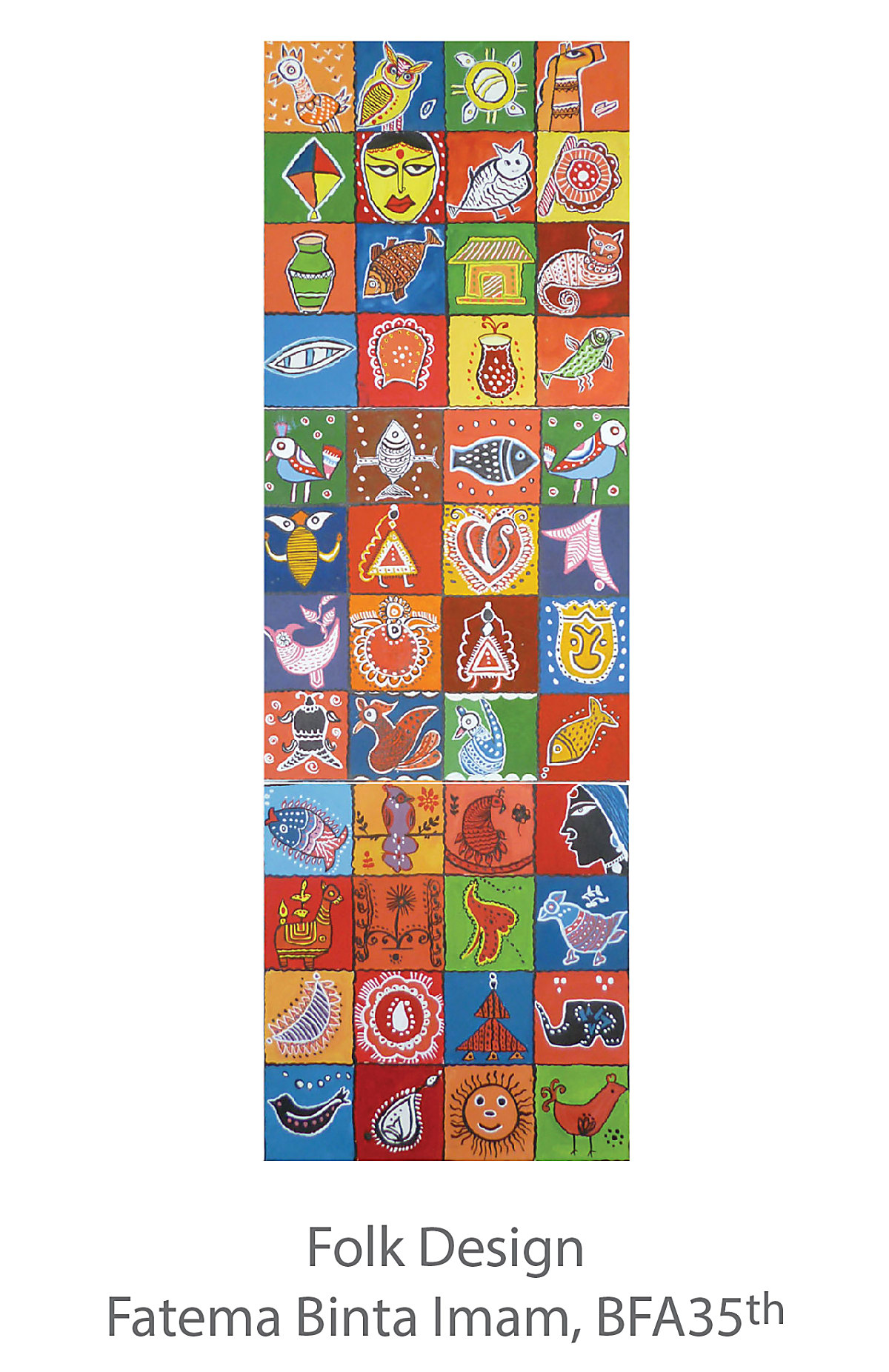 Folk Design - Fatema Binta Imam